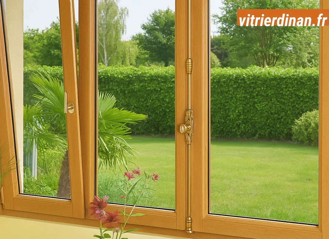 Installation de fenêtre en bois sur mesure Dinan