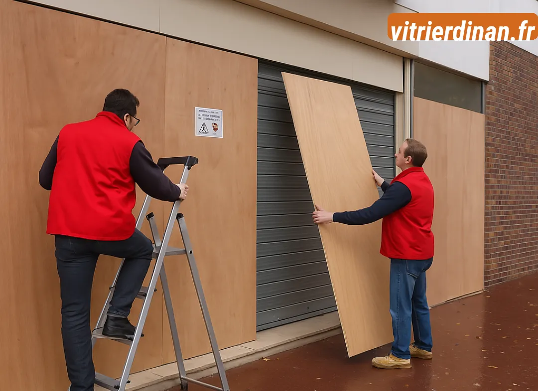 Mise en sécurité fermeture provisoire Dinan
